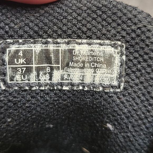 Dr. Martens Shoreditch Boots Womens Size 6 Red Canvas Lace Up Ankle EU 37 UK 4 - Picture 2 of 7